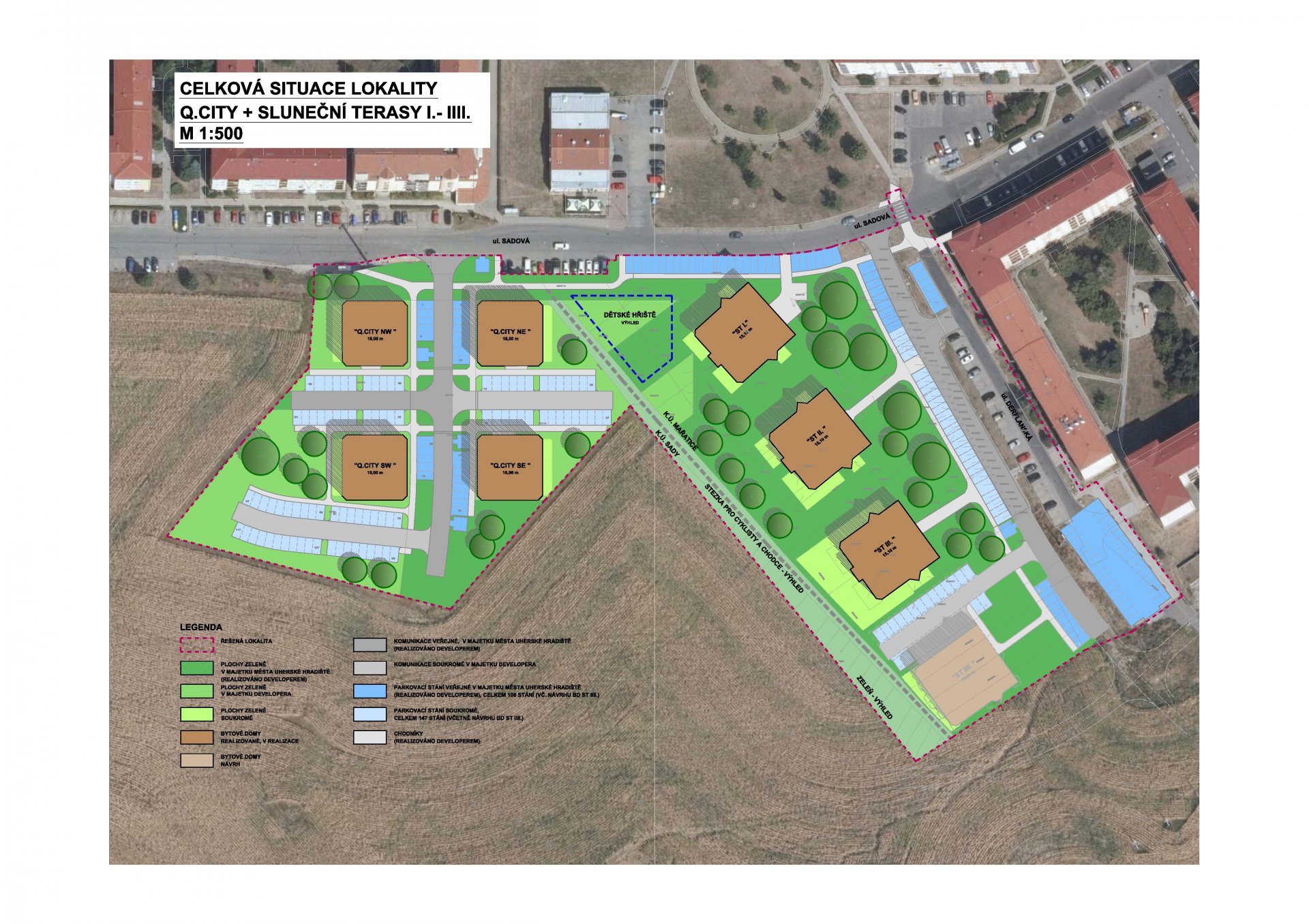 10let výstavby v lokalitě Mařatice - Východ: nová parkovací místa, zeleň nebo výstavba pozemní komunikace